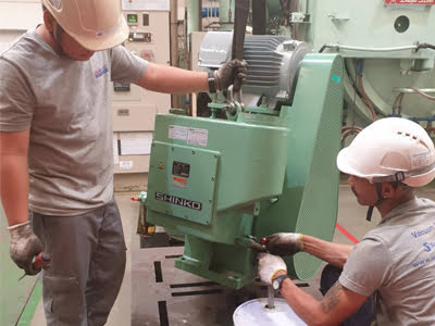 ซ่อมปั๊มสุญญากาศ repair vacuum pump