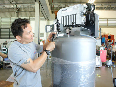 ซ่อมปั๊มสุญญากาศ repair vacuum pump