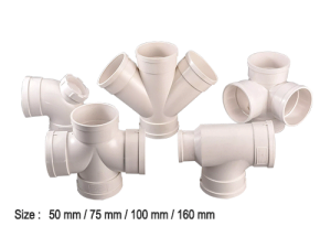 Drainage series : PVC Fittings