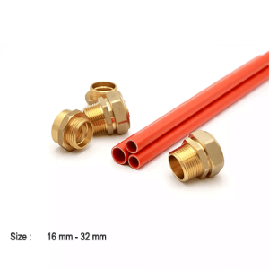 Plumbing series : PEX-AL-PEX Compression Brass Fittings