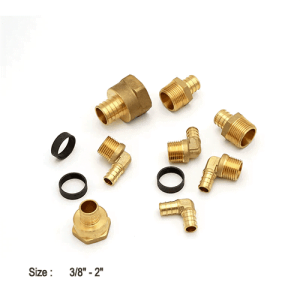 Plumbing series : PEX Crimp Brass Fittings