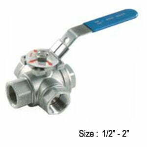 Ball Valve : Series 501R (3-Ways)