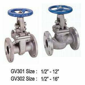 Globe Valve : Series GV301/GV302