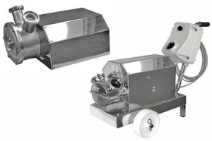 Stainless steel cover for pumps